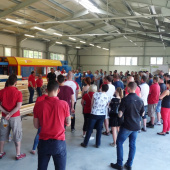 Otevření nové výrobní haly a linky tesařských konstrukcí