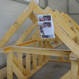 Otevření nové výrobní haly a linky tesařských konstrukcí