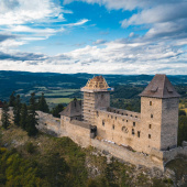 Rekonstrukce západní věže hradu Kašperk