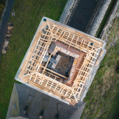 Rekonstrukce západní věže hradu Kašperk