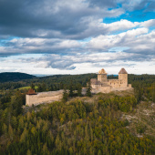 Rekonstrukce západní věže hradu Kašperk