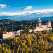 Rekonstrukce západní věže hradu Kašperk